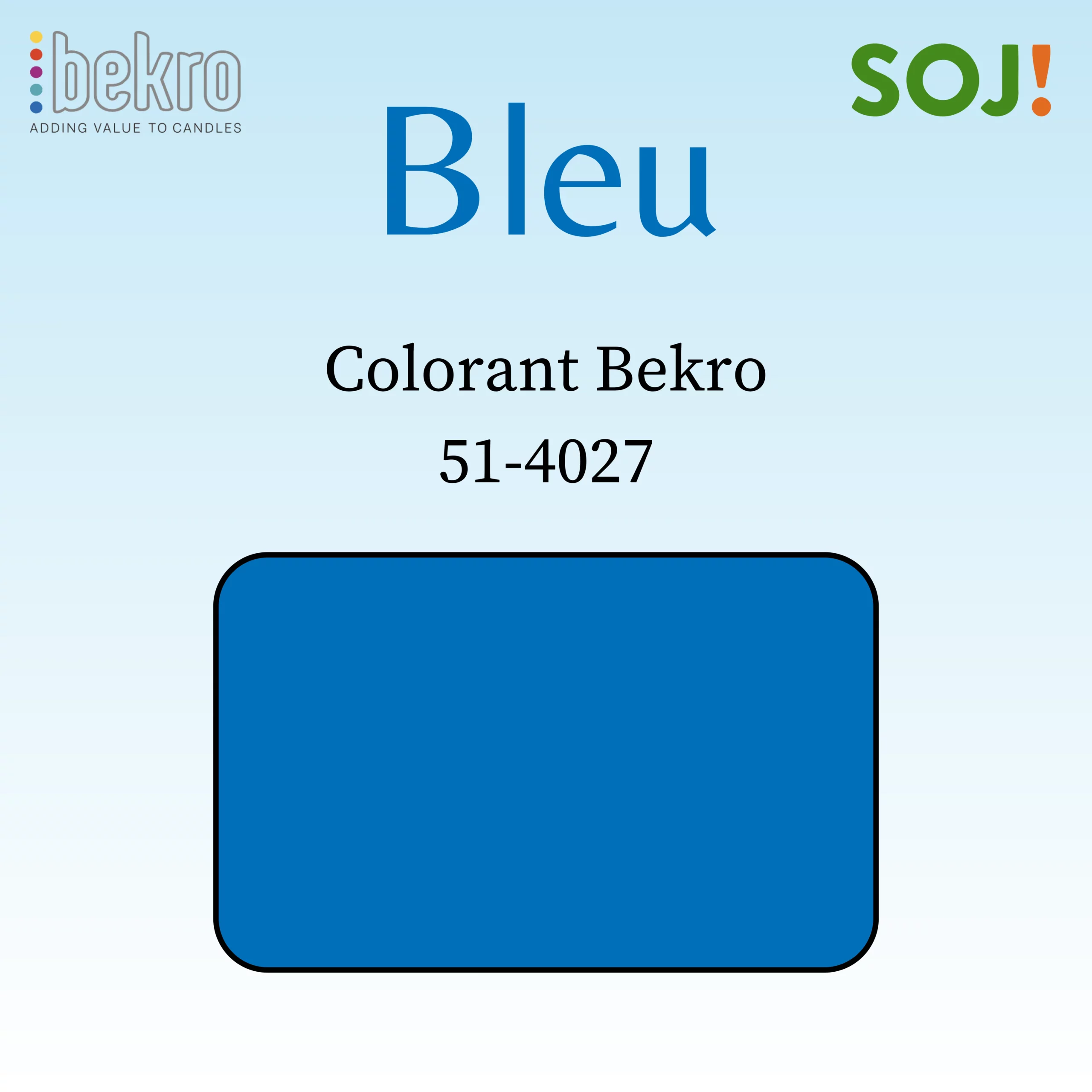 Colorant bleu pour bougies – BEKRO