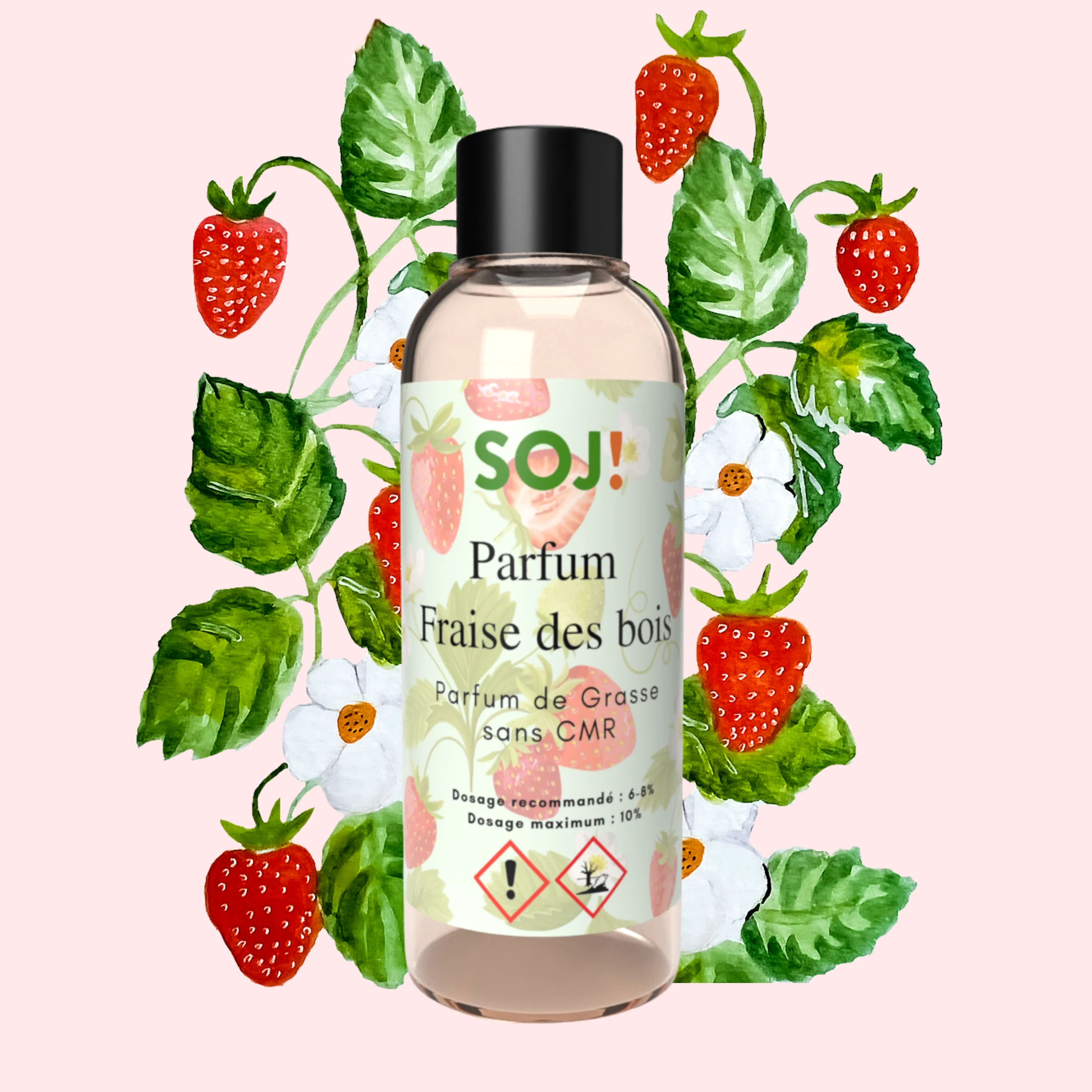 Parfum pour bougies – Fraise des bois