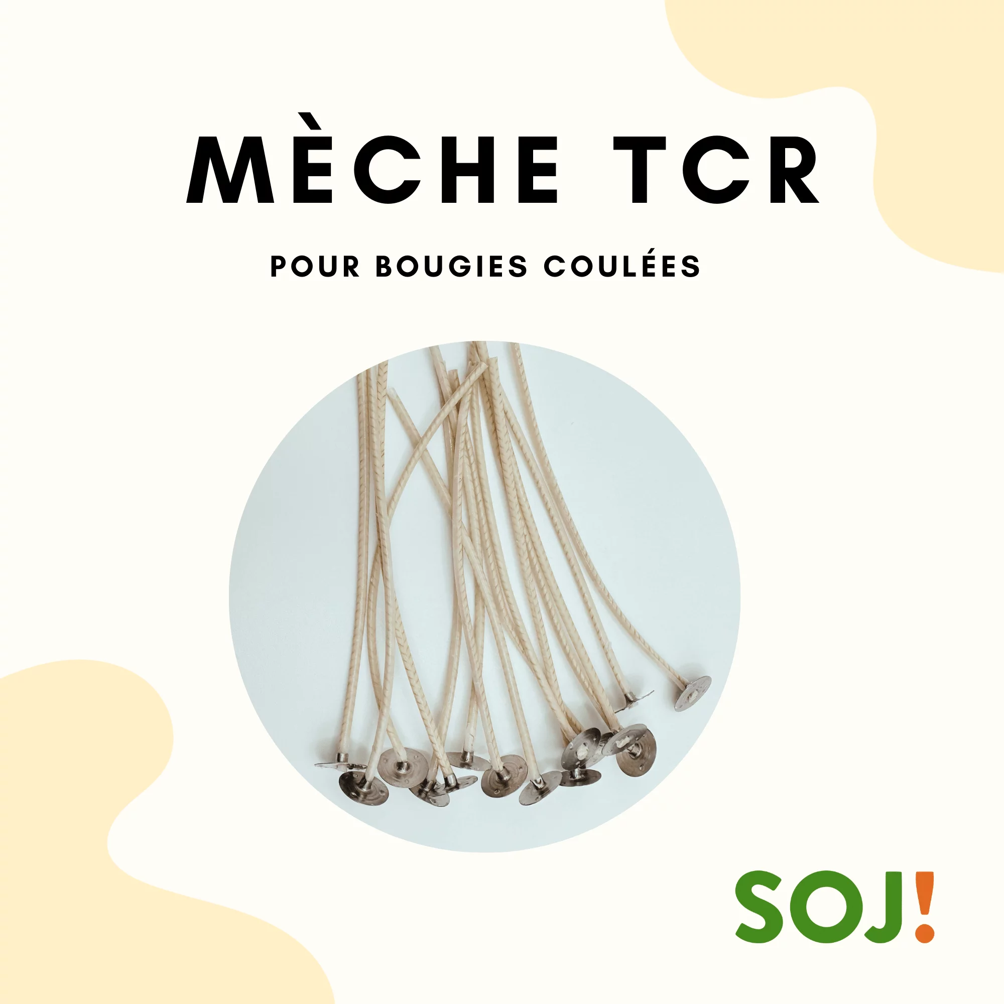 Mèche TCR pour bougies