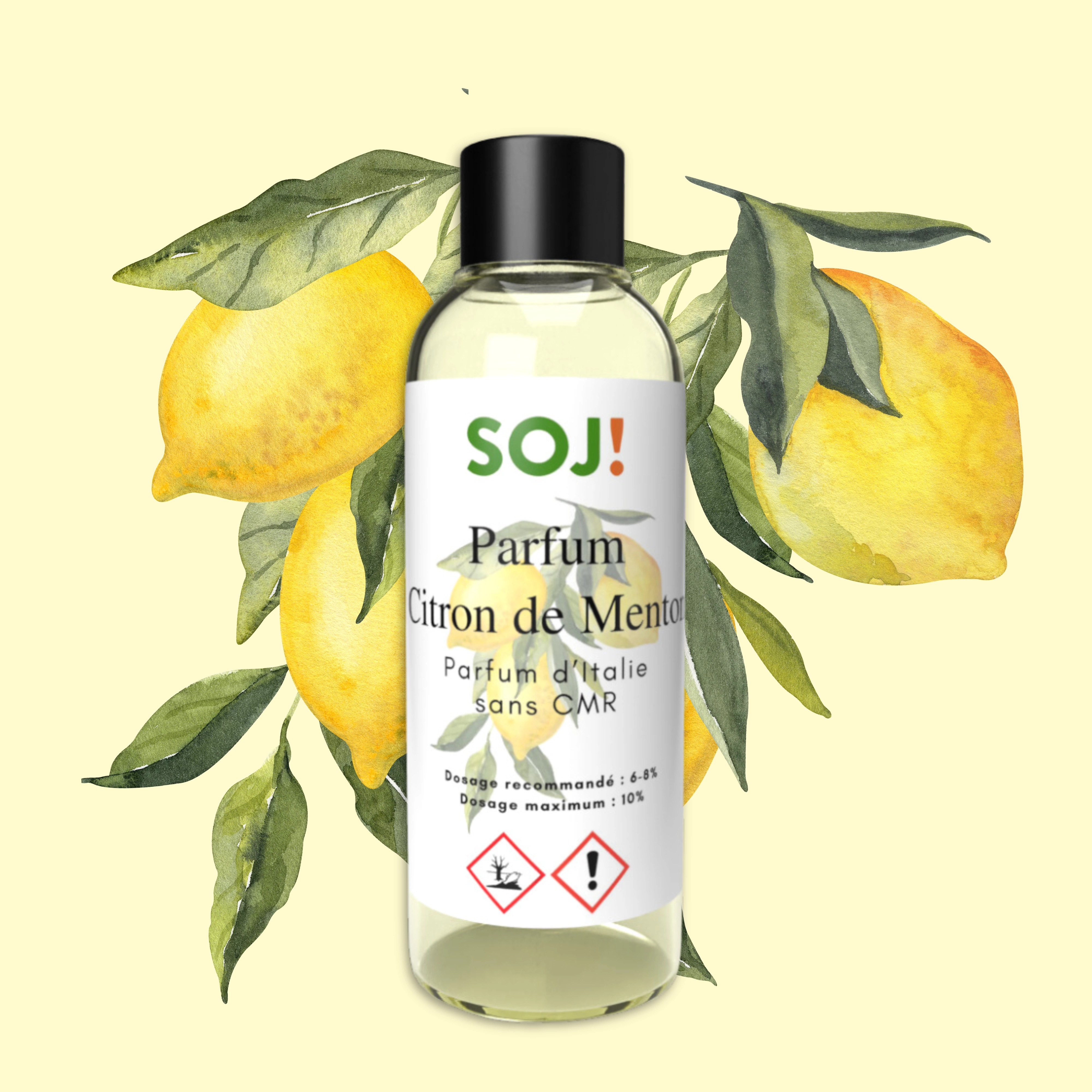 Parfum pour bougies – Citron de Menton