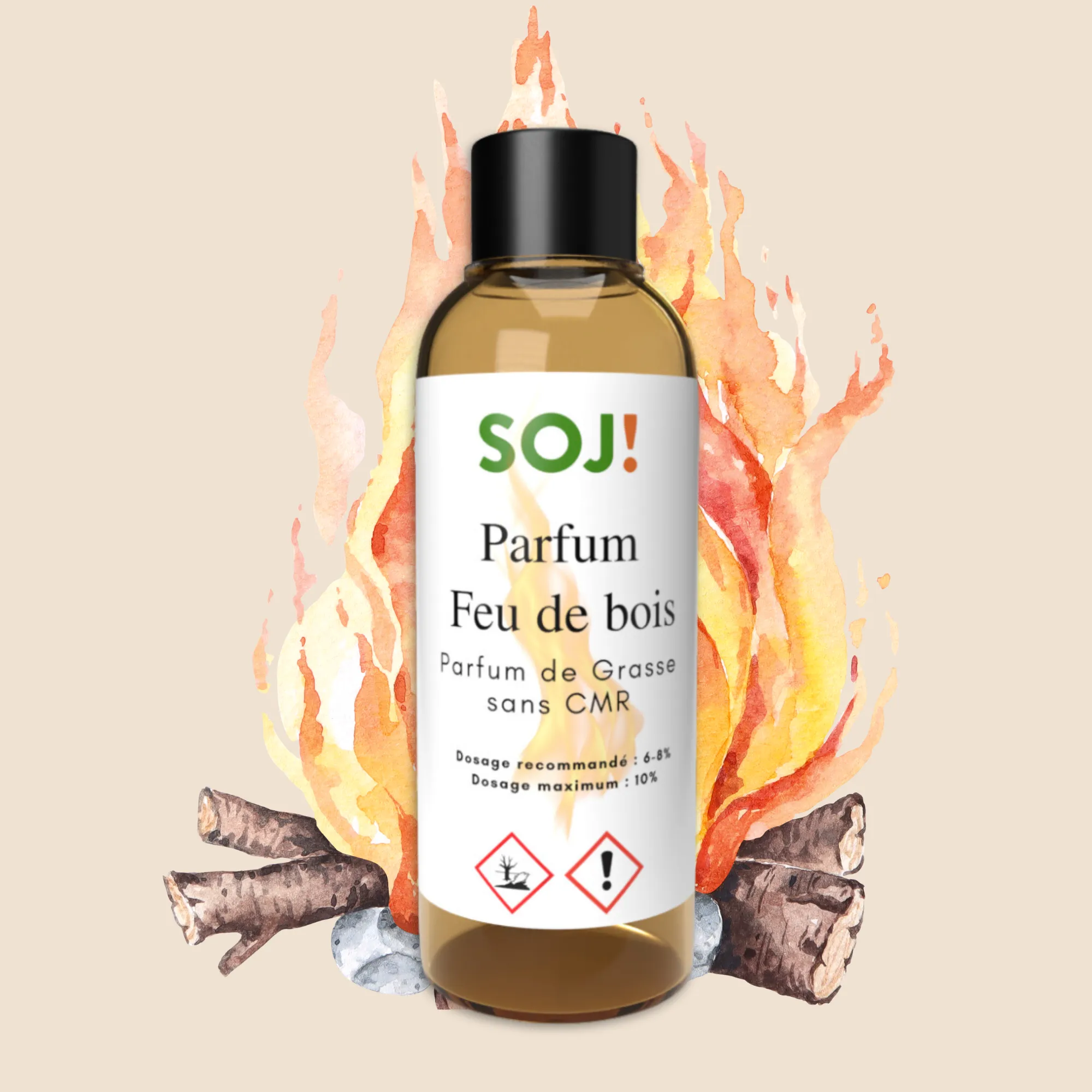 Parfum pour bougies – Feu de bois