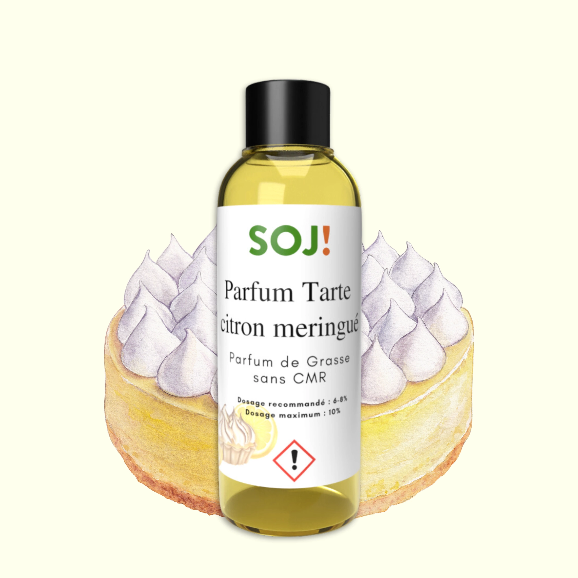 Parfum pour bougies – Tarte citron meringuée