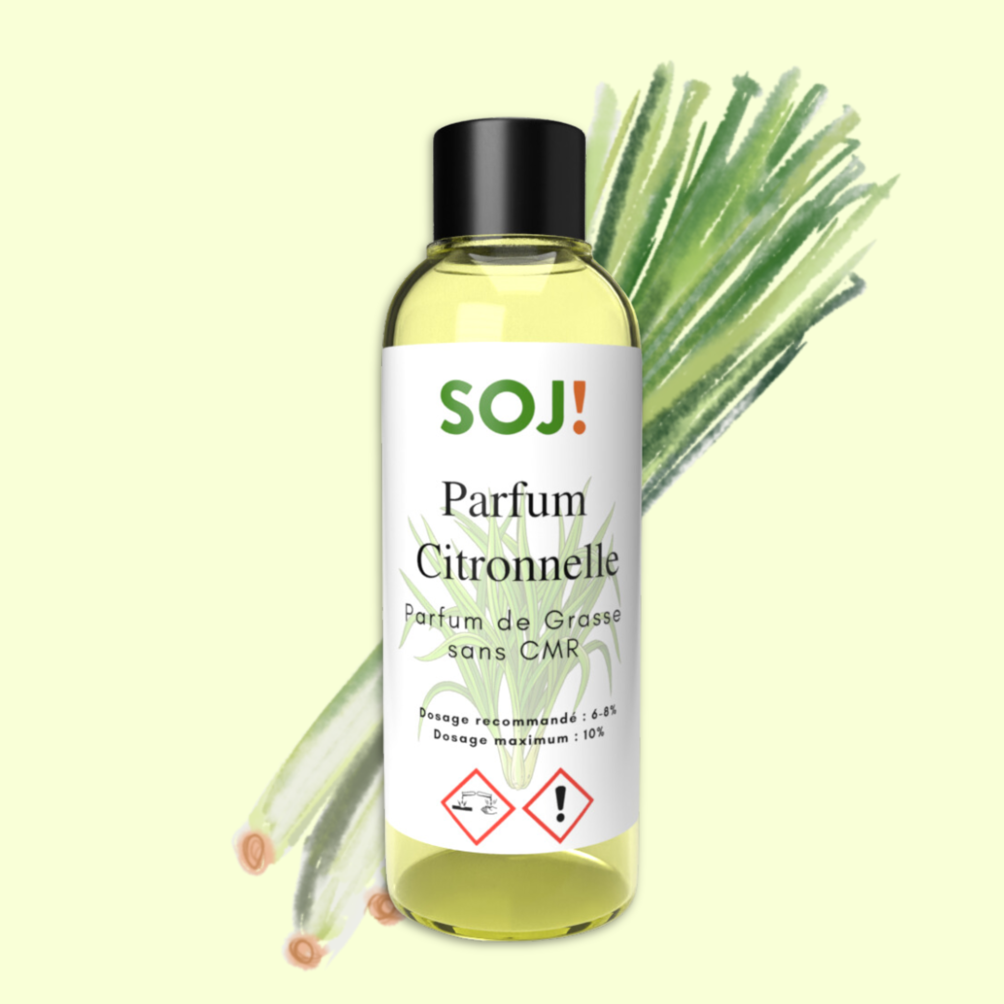 Parfum pour bougies – Citronnelle