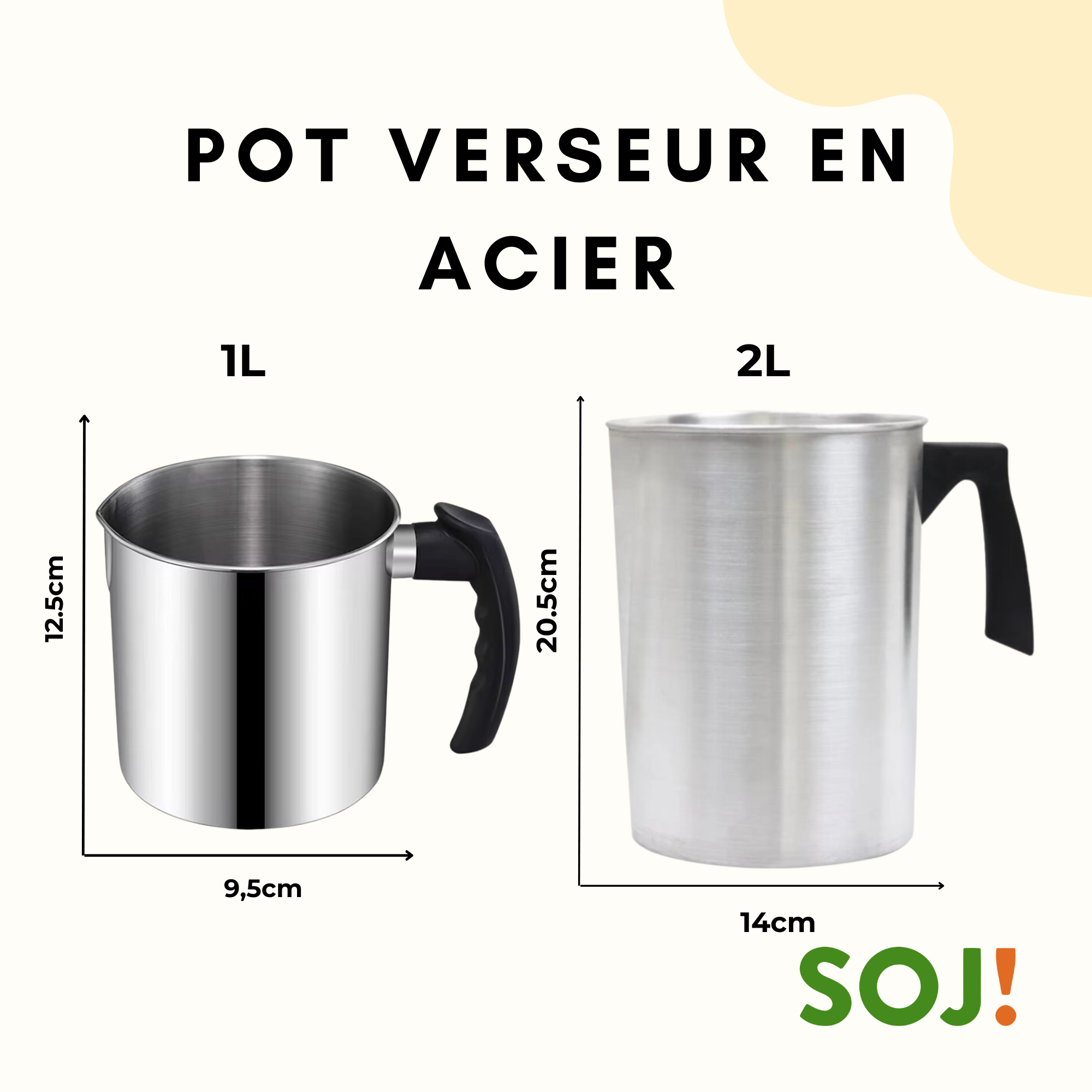 Pot verseur de cire
