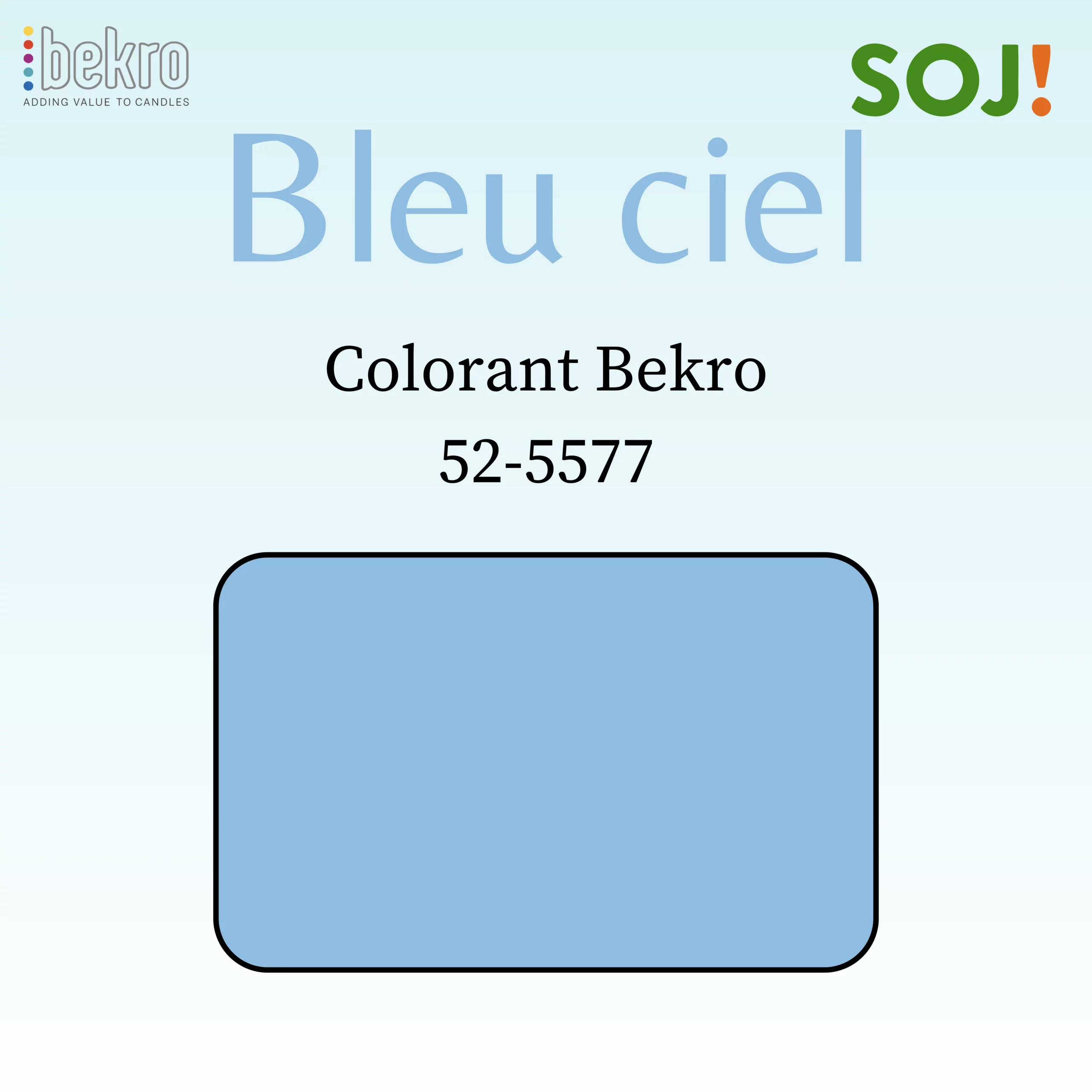 Colorant bleu ciel pour bougies – BEKRO
