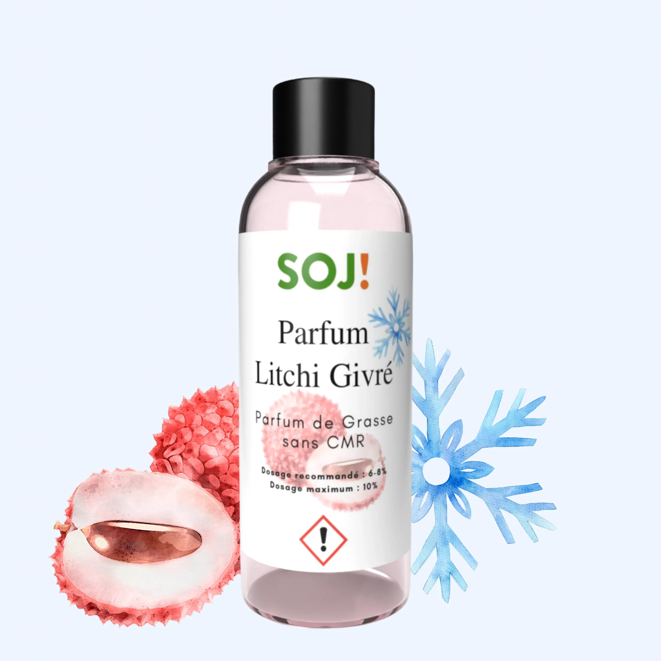 Parfum pour bougies – Litchi givré