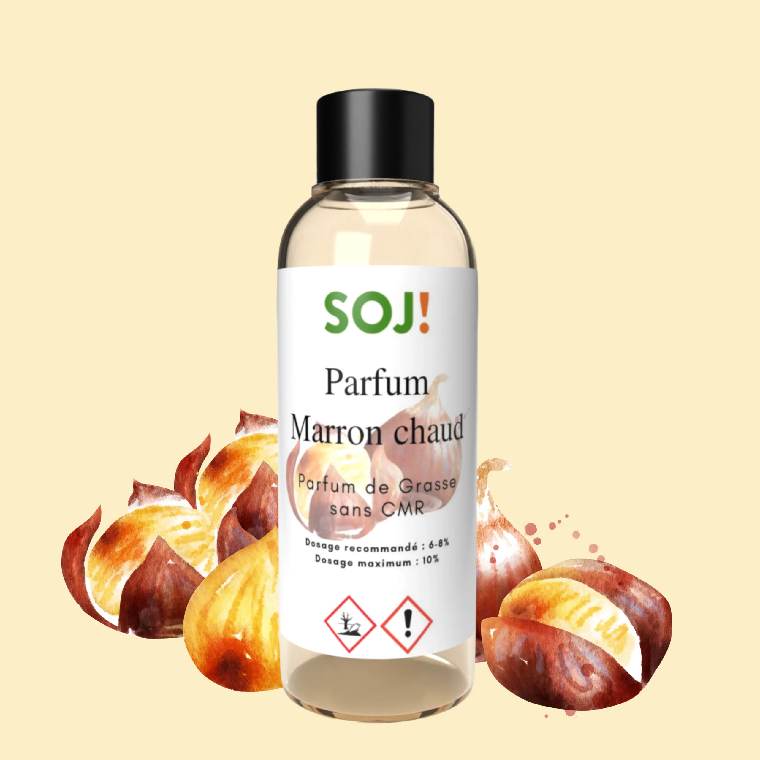 Parfum pour bougies – Marron chaud
