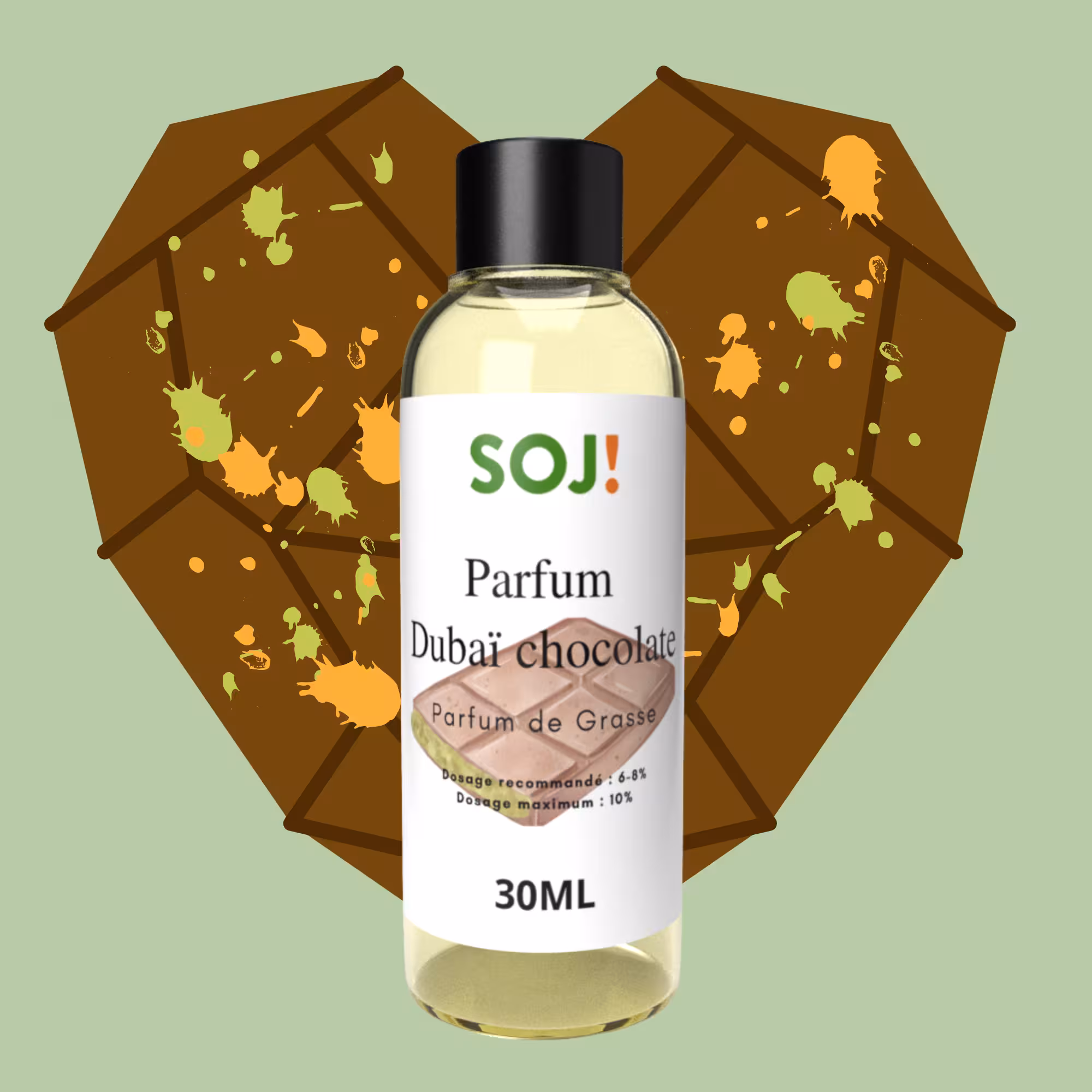 Parfum pour bougies – Dubaï Chocolate