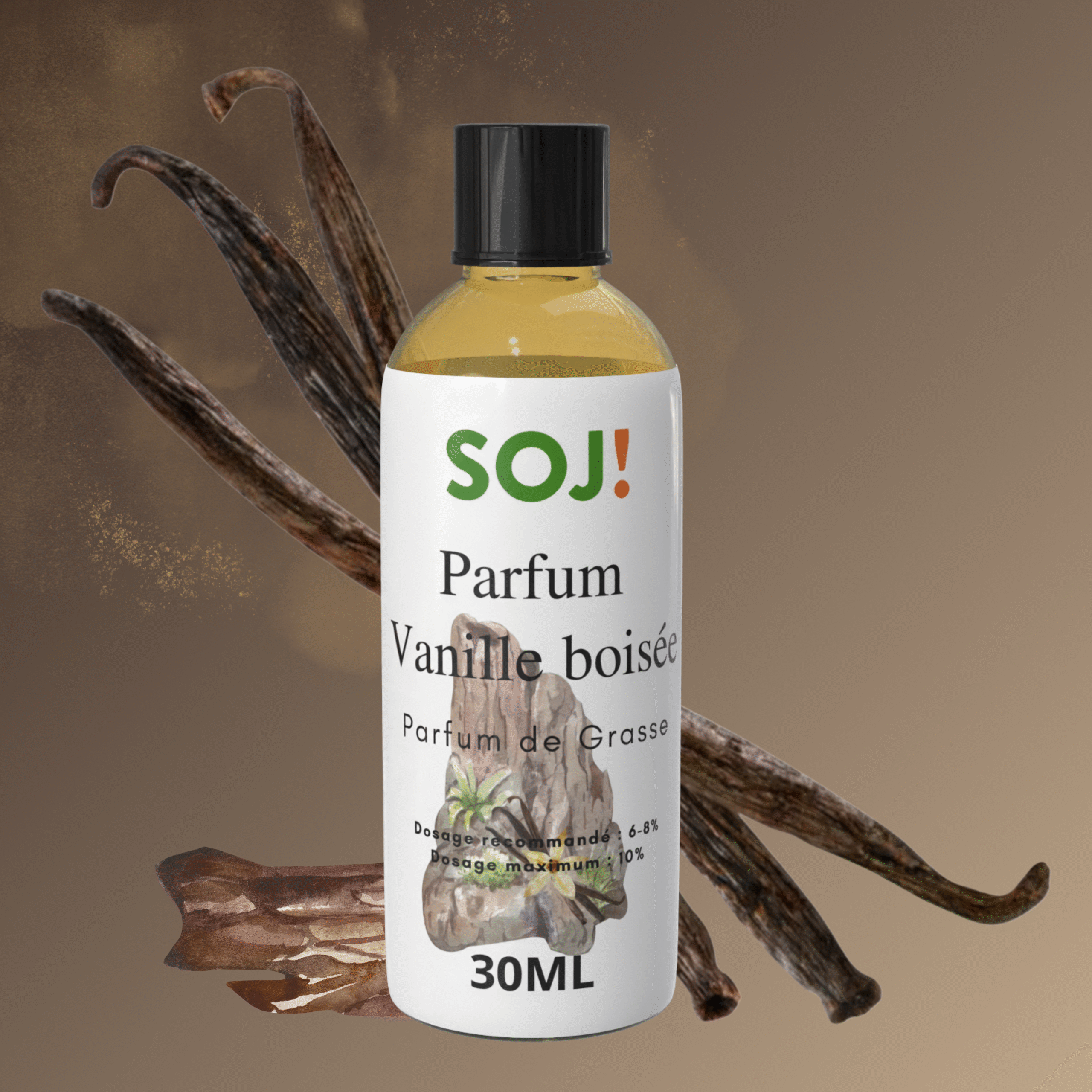 Parfum pour bougies – Vanille boisée