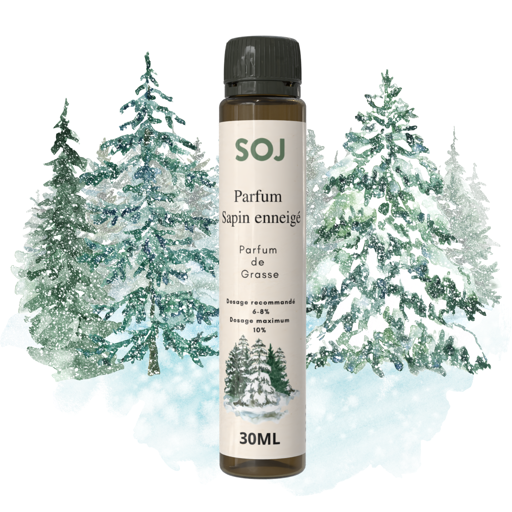Parfum pour bougies – Sapin enneigé