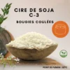 Cire de soja C-3 pour bougies coulées - en pastilles